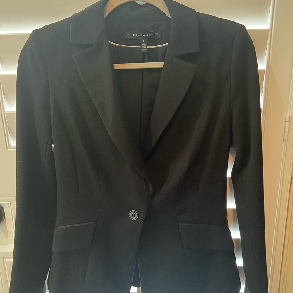 White House Black Market Black Blazer